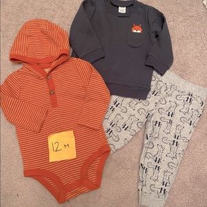Carter’s Baby Fox Sweater Onesie & Sweatpants Set